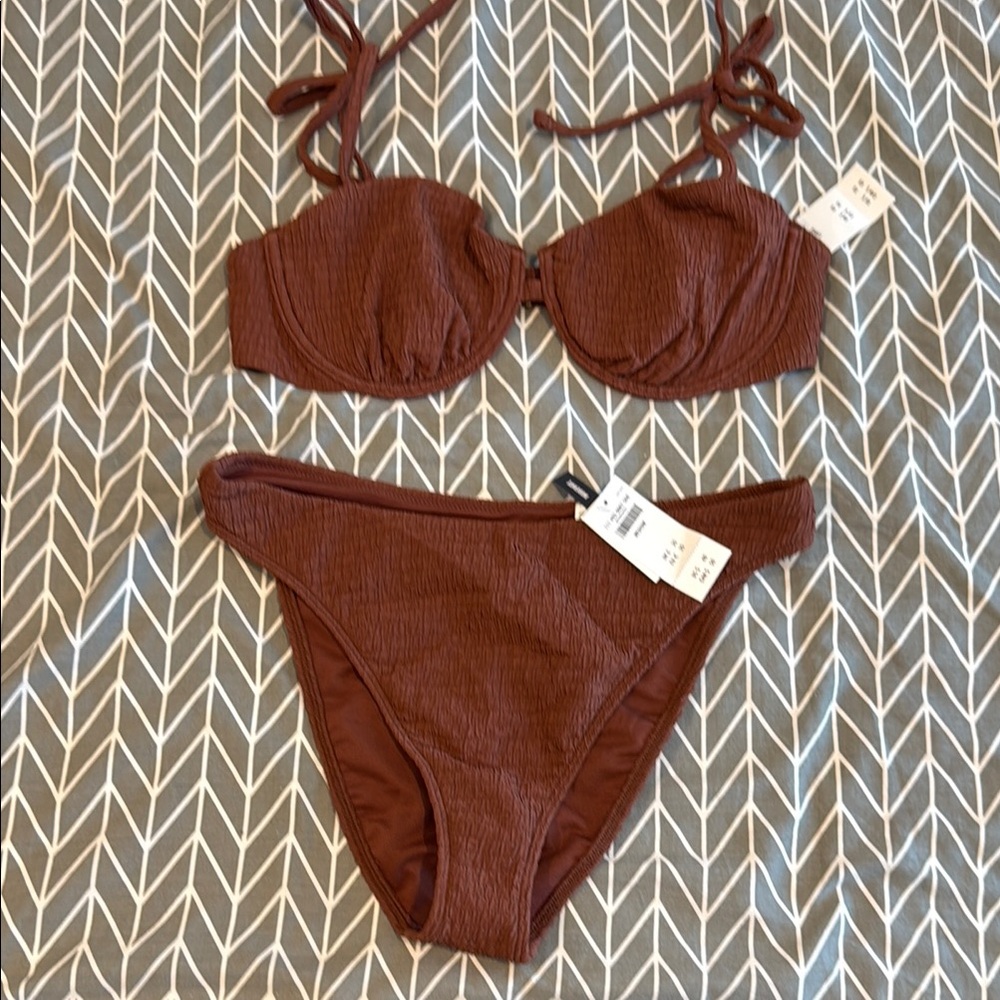Abercrombie & Fitch Brown Bikini